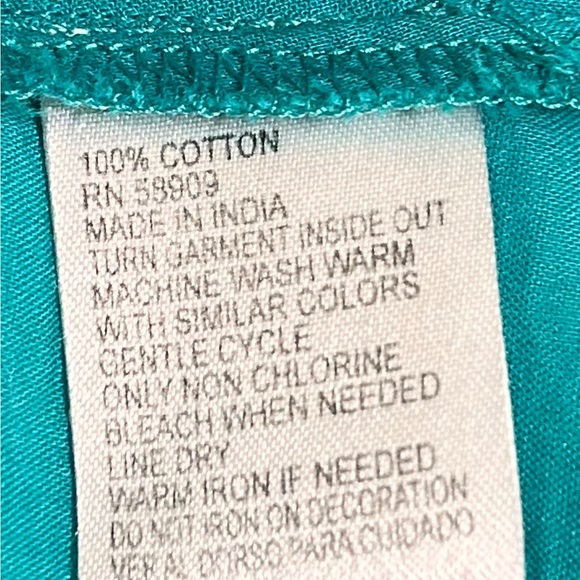 ANTONIO MELANI Teal Embellished Blouse - Picture 6 of 9